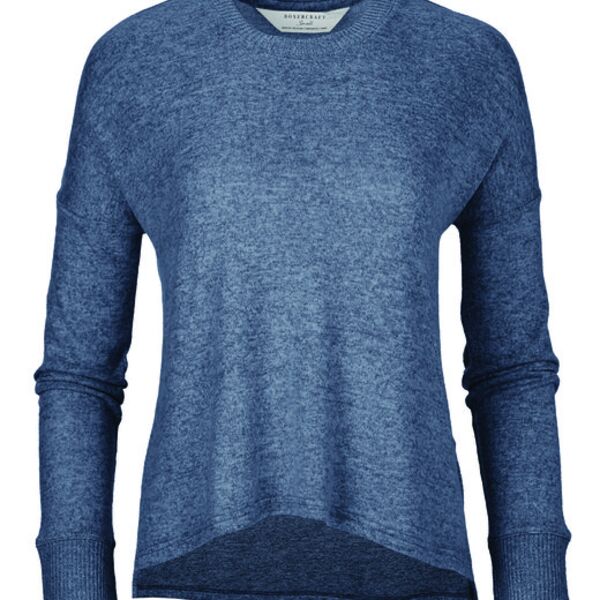 Ladies' Cuddle Soft Boxy Crewneck Sweatshirt Thumbnail