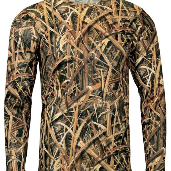 Men's Oxford Performance Camo Print Long Sleeve T-Shirt Thumbnail