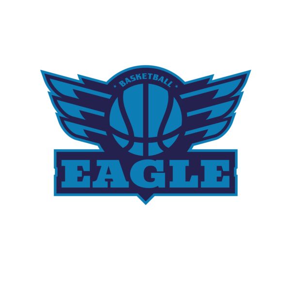 Eagle Basketball Logo Template Thumbnail