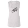 Ladies' Bella Flowy Scoop Muscle Tank Thumbnail