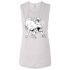 Ladies' Bella Flowy Scoop Muscle Tank Thumbnail